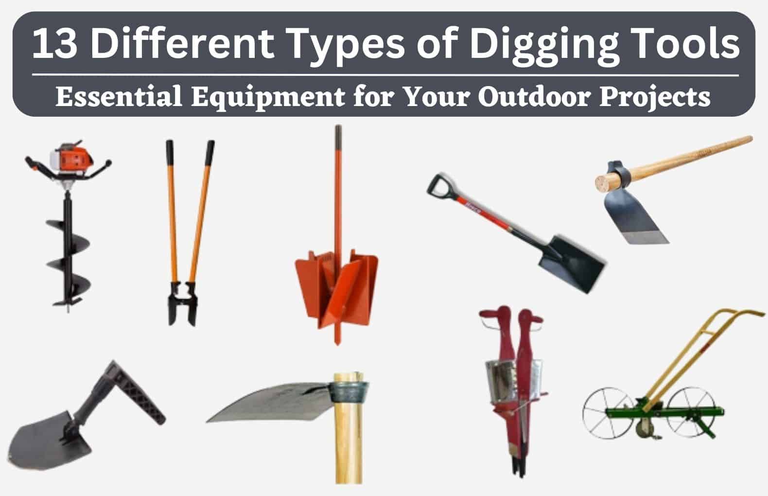 Digging Tools List