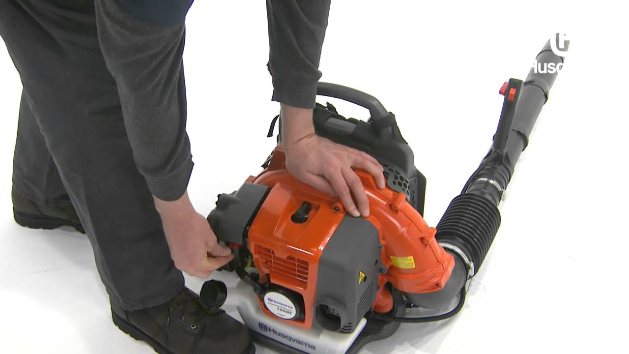 How To Start A Leaf Blower Backpack