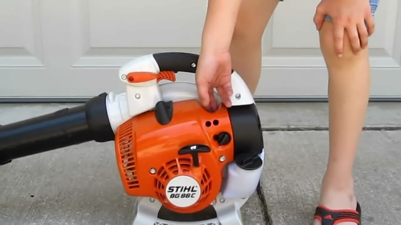 How To Start Stihl Bg 86 Leaf Blower