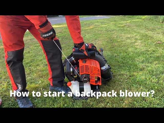 How Do You Turn On A Leaf Blower